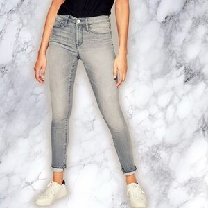 Athleta ‘Sculptek Gray Denim Skinny Leg Ankle Length Jeans’ Size 8